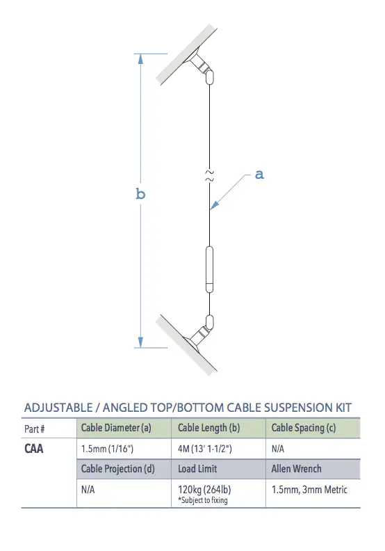 Specifications for CAA