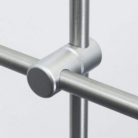 Multi-Position 10mm Rod-to-Rod Support for Sloped Rod Displays