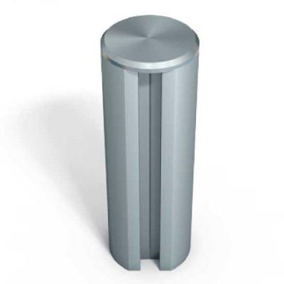 370-108 Stainless Steel End-Cap Threaded for MR-Extrusions
