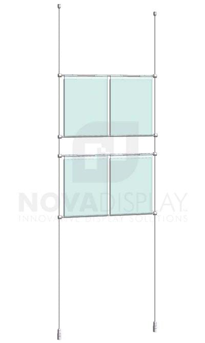 KHPI-001_Hook-on-Poster-Holder-Display-Kit-cable-suspended-hooked-on-horizontal-rods