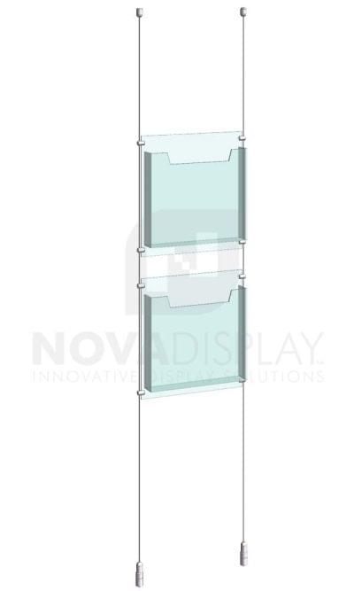 KLD-001_Acrylic-Literature-Display-Kit-cable-suspended