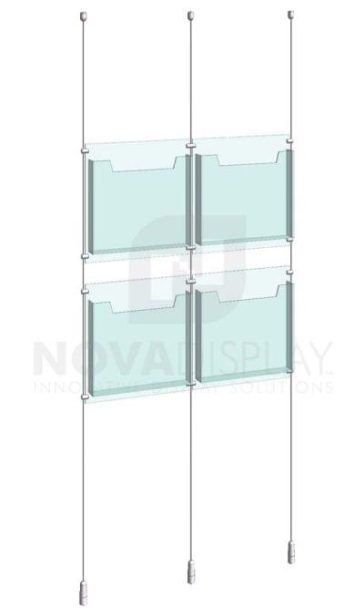 KLD-002_Acrylic-Literature-Display-Kit-cable-suspended