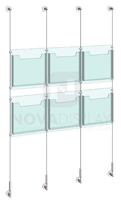 KLD-009_Acrylic-Literature-Display-Kit-wall-cable-suspended