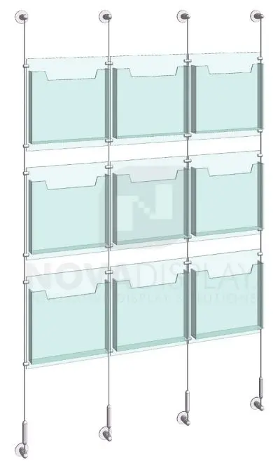 KLD-012_Acrylic-Literature-Display-Kit-wall-cable-suspended
