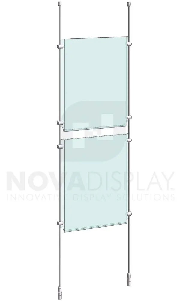 Cable Suspended Displays for Window | Nova Display Systems Store
