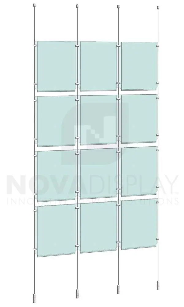 Cable Suspended Displays for Window | Nova Display Systems Store