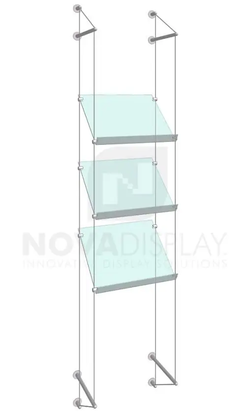 KSP-008_Acrylic-Sloped-Shelf-Display-Kit-wall-cable-suspended