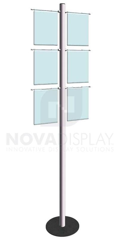 KFIP-004-Info-Post-Floor-Stand-Display-Kit
