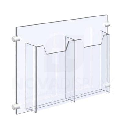 18ALD-2-3585P-12+CG01_acrylic_leaflet_dispenser_and_cable_supports