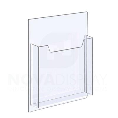 18ALD-8511P 1/8″ Clear Acrylic Leaflet Dispenser / Literature Holder – Single Pocket / Portrait