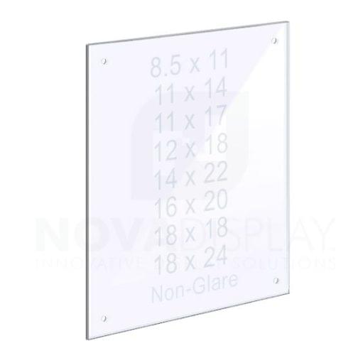 18ASP-PANEL-NG-M4-MD 1/8″ Non-Glare Acrylic Panel with Holes for M4 Studs – Polished