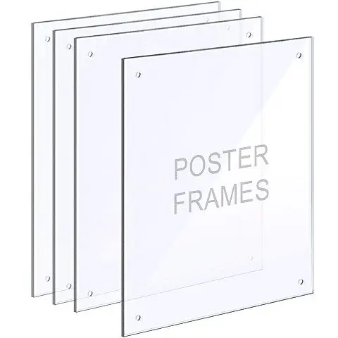 Nova Display Systems / Acrylic Poster Frames with Standoffs in Bundle