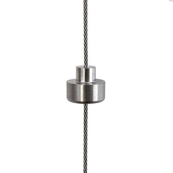 Cable Support for Drilled or Slotted Shelf | #303 Stainless Steel
