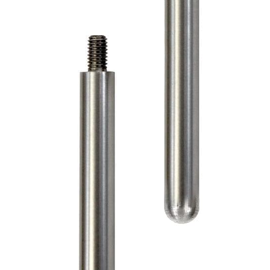 0.5M (1′ 7-11/16″) Long 10mm (3/8″) Diameter Threaded Rod / Dome Shape End (#303 Stainless Steel)