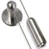 3.0M (9' 10″) Long 1.5mm (1/16″) Diameter Cable with Wall-to-Floor Fixings (#303 Stainless Steel)
