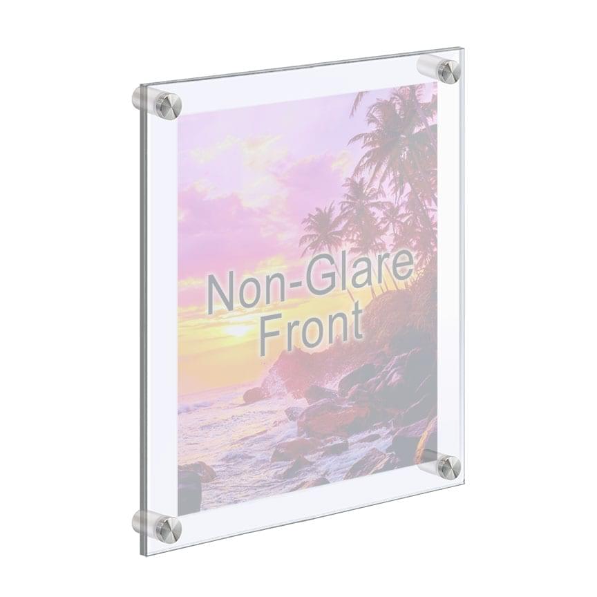Deluxe Non-Glare Acrylic Frames with Standoffs