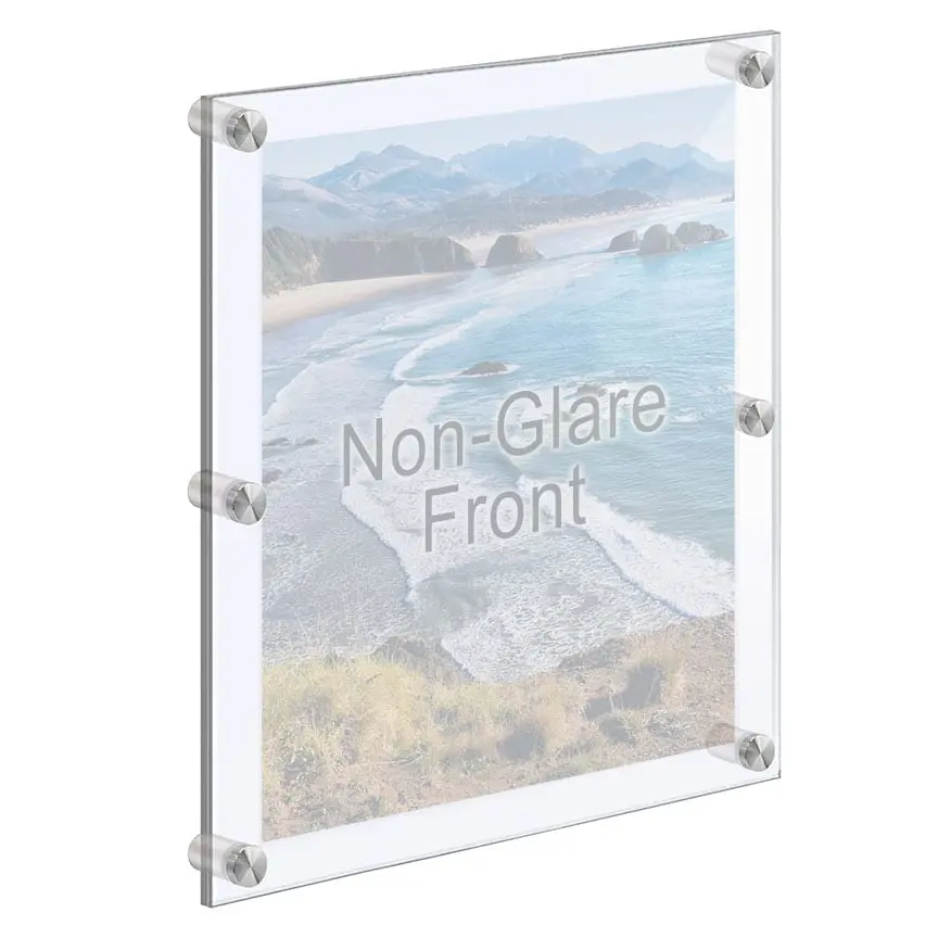 Large-Oversized Acrylic Frames with Standoffs