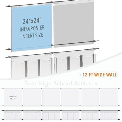 DC2200 Info/Poster Wall Display / Wall Display Idea Concept