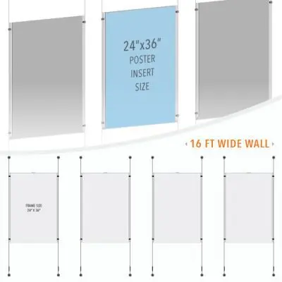 DC2208 Info/Poster Wall Display / Wall Display Idea Concept
