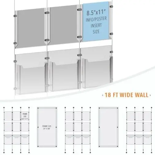 DC2301 Literature Wall Display / Wall Display Idea Concept