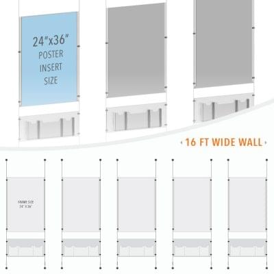 DC2303 Literature Wall Display / Wall Display Idea Concept
