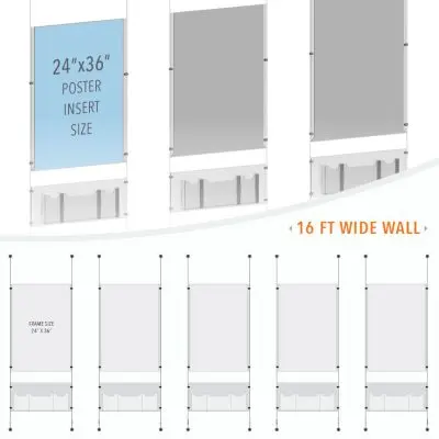 DC2303 Literature Wall Display / Wall Display Idea Concept