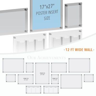 DC2400 Frameless Poster Wall Display / Wall Display Idea Concept