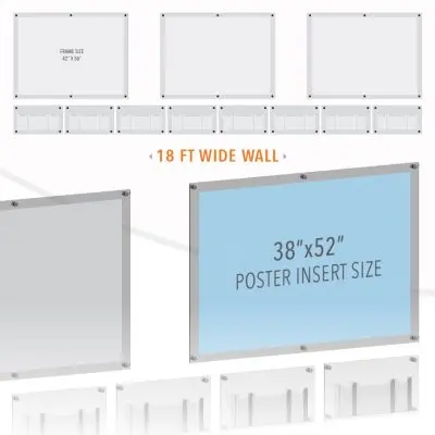 DC2503 Large Poster Wall Display / Wall Display Idea Concept