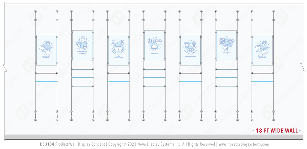 DC3104 Product Wall Display / Wall Display Idea Concept