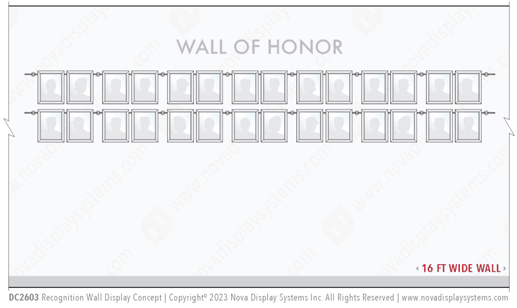 Recognition Wall Display / Wall Display Idea Concept / Wall of Honor