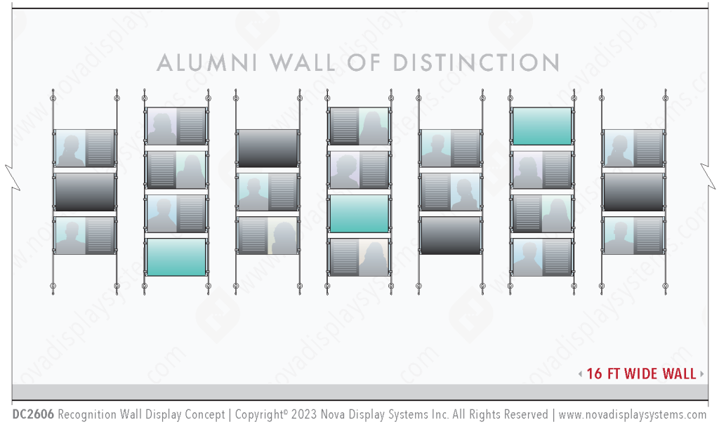 Recognition Wall Display / Wall Display Idea Concept / Alumni Wall of Distinction