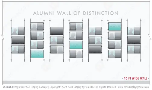 Recognition Wall Display / Wall Display Idea Concept / Alumni Wall of Distinction