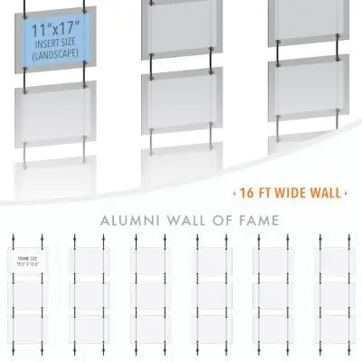 Recognition Wall Display / Wall Display Idea Concept / Alumni Wall of Fame
