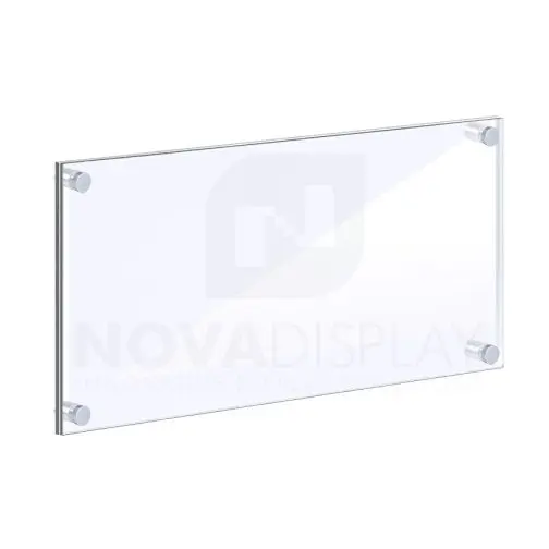Panoramic Acrylic Frame – Poster Display Kit #KASP-215 / Clear or Non-Glare Front