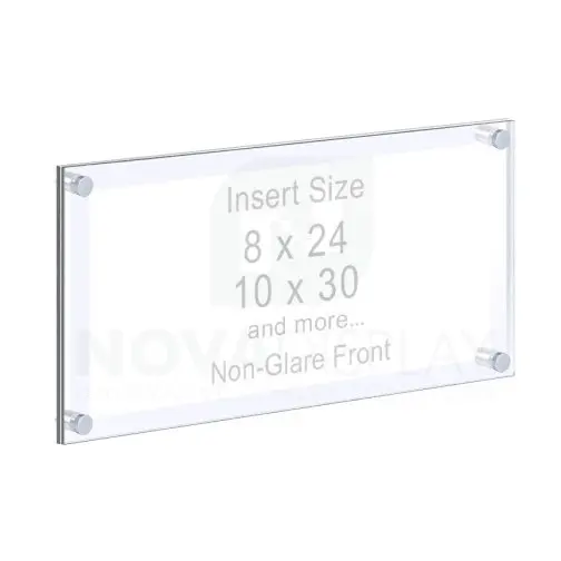 Panoramic Acrylic Frame – Poster Display Kit #KASP-215 / Non-Glare Front
