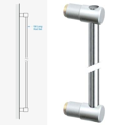 Wall-to-Wall Fixing Kit with 1.0M (3’ 3-3/8”) Long Rod | Nova Display Systems